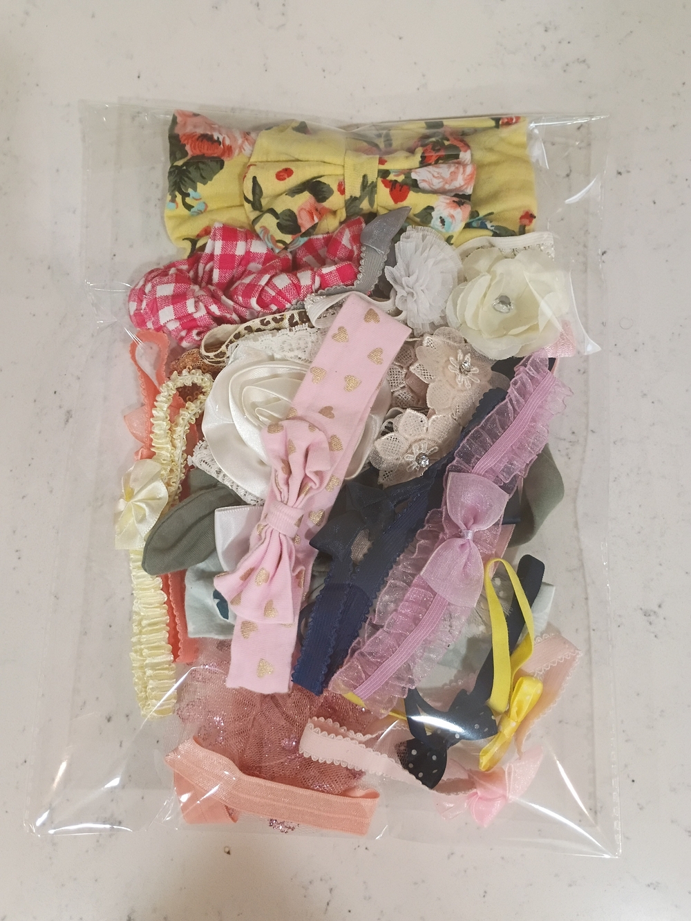 22 Pc Assorted Baby Headband Set - Mixed Colors - Picture 2 of 3